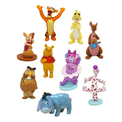 Disney Store Winnie the Pooh Deluxe Figurine 9pce Playset - Winnie