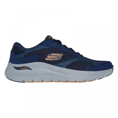 (12 (Adults')) Arch Fit 2.0 - The Keep | Navy/Orange | Men's Removable Insole Trainers