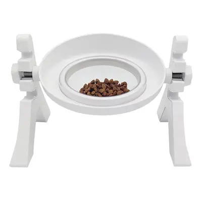 (Single) Cat Food Bowls Double Raised - Cat Feeding Bowl Double Dishes Pet Water Feeder Raised w