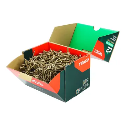 TIMCO C2 Strong-Fix Multi-Purpose Premium Countersunk Gold Woodscrews - 5.0 x