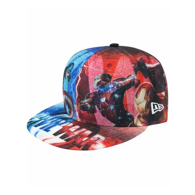 (7) DC Comics Fitted Flat Cap (Unisex Red)