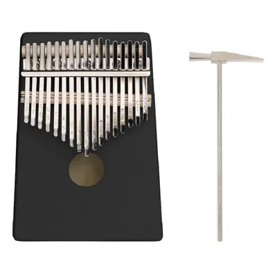 (Black) Keys C-Tune Thumb Piano Kalimba Portable Solid Wood Finger