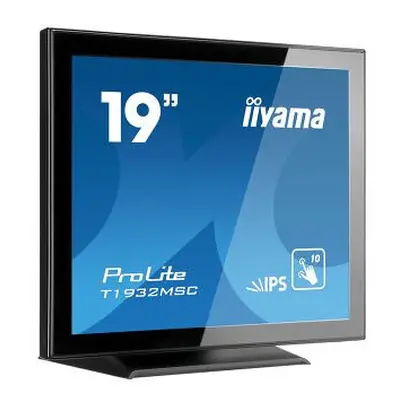 iiyama ProLite T1932MSC-B5AG touch screen monitor 48.3 cm (19") x pixels Black Multi-touch Table