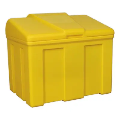 110 Litre Grit & Salt Storage Box - Large Opening - Indoor & Outdoor Storage