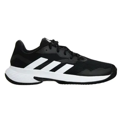 (12, Black) Adidas Courtjam Control Tennis Lace-Up Black Synthetic Mens Trainers GW2554 (UK )