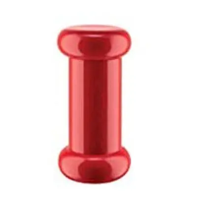 Alessi Salt, Pepper and Spice Grinder in Beech-Wood, red Values Collection