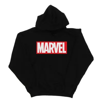 (L, Black) Marvel Comics Womens/Ladies Classic Logo Hoodie