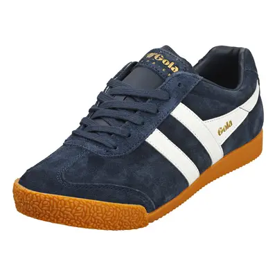 (3) Gola Harrier Womens Classic Trainers in Navy White