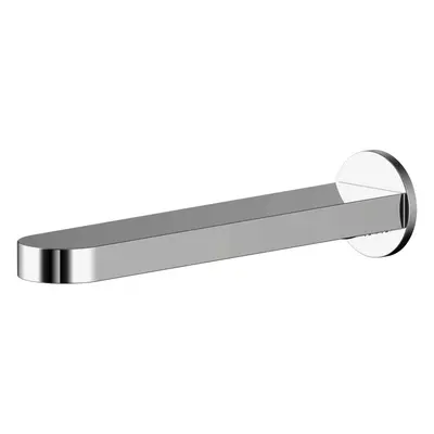 Modern Bathroom Round Wall Mounted Bath Spout, 45mm, Chrome