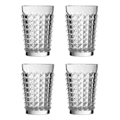 Set Of Pyramid Hi Ball Glasses, Clear, ml