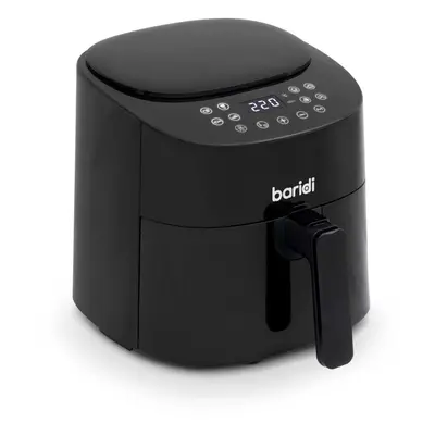 Baridi 3.5L Low Fat Air Fryer with Digital Rapid Air Oil Free Circulation System, 1300W, Presets