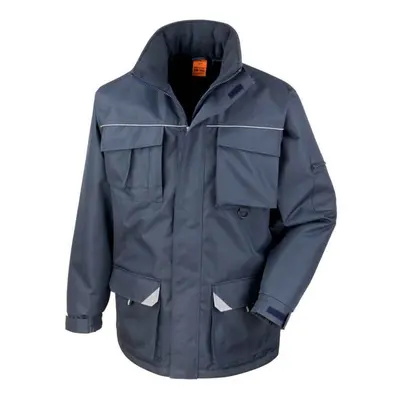 (XS, Navy) WORK-GUARD by Result Mens Sabre Coat