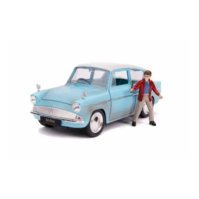 Ford Anglia Diecast Model Car with Harry Potter Figure from Harry...