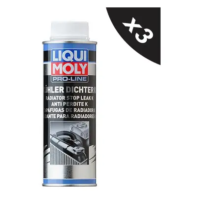 Liqui Moly Pro Line Radiator Stop Leak Coolant System Sealant 3x250ml