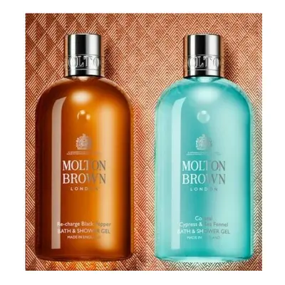 Molton Brown Coastal Cypress & Black Pepper Bath & Shower Gel Set 300ml