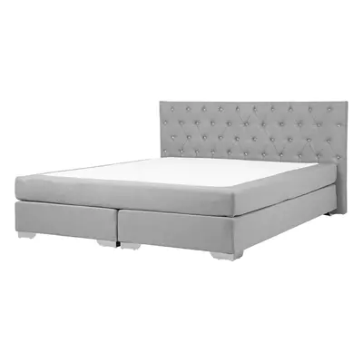 Divan Bed Fabric DUCHESS x cm (EU Super King) Light Grey