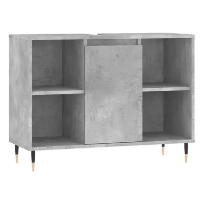 (concrete grey) vidaXL Bathroom Cabinet Vanity Unit Storage Cabinet Cupboard Engineered Wood