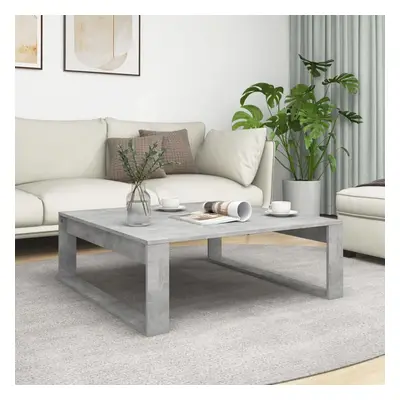 vidaXL Coffee Table Concrete Grey Chipboard Home Living Room End Sofa Table