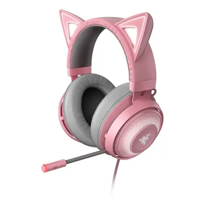 Razer Kraken Kitty - Gaming Headset (The Cat Ear Headset with RGB Chroma Lighting, Microphone wi