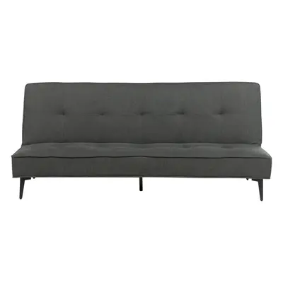 Fabric Sofa Bed Dark Grey ESSVIK