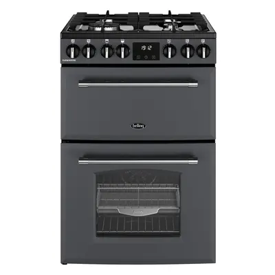 Belling Farmhouse 60DF Freestanding Dual Fuel Cooker - Anthracite - A Rated