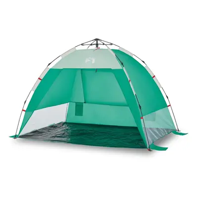 vidaXL Beach Tent 2-Person Camping Tent Sea Green Quick Release Waterproof