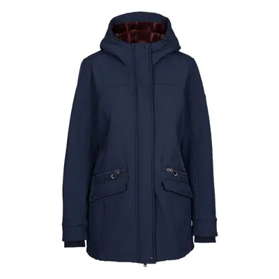 (10, Navy Marl) Trespass Womens Softshell Jacket Long Length Anza