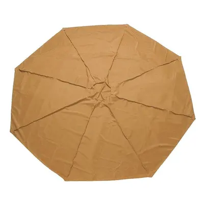 3m Outdoor Umbrella Canopy Replacement Fabric Garden Parasol Roof For Arm Sun Cover