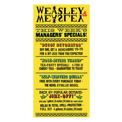 Harry Potter Weasley & Weasley Specials Canvas Print