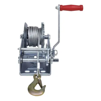 vidaXL Hand Winch kg Business Industrial Hoist Lift Manual Winch Puller