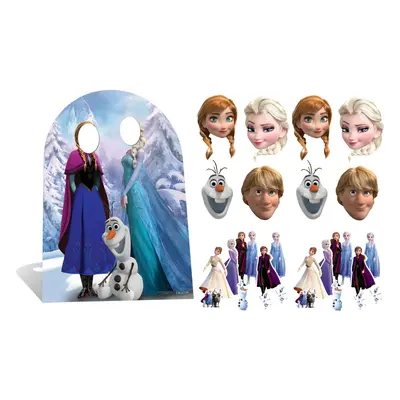 Frozen Party Pack with Cardboard Stand in, Masks and Tabletops