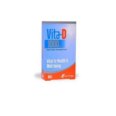 Synergy Vita-D 1000IU Tablets 60's - Essential Vitamin D Supplement for Bone Health and Immune S