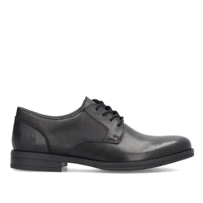 (7.5 (Adults')) | Black Leather| Mens Smart Lace Up Shoes