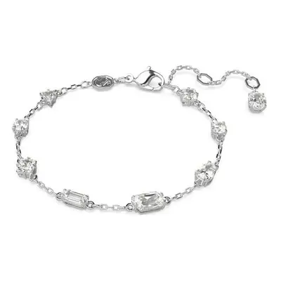 Swarovski Mesmera Mixed Cuts Scattered Design White Rhodium Plated Bracelet