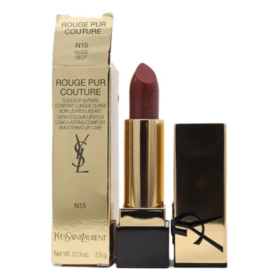 (N15 Nude Self) Yves Saint Laurent Rouge Pur Couture Satin Colour Lipstick 0.13oz New With Box