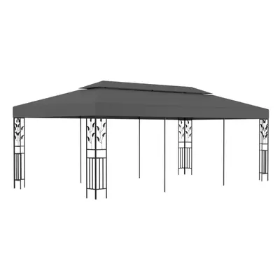 vidaXL Gazebo 3x6m Anthracite Outdoor Patio Garden Canopy Shelters Pavilion