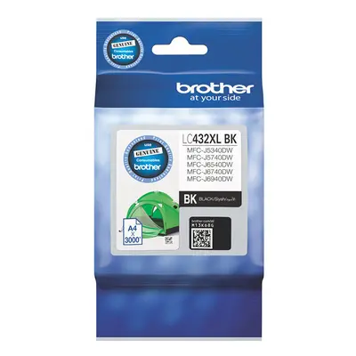 Brother LC432XL Black High Yield Ink Cartridge Toner LC-432XLBK