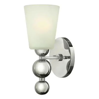 Wall Light Sconce Highly Polished Nickel Finish LED E27 60W Bulb d01521