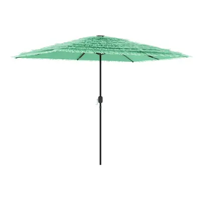 (green, x x cm) vidaXL Garden Parasol with Steel Pole Outdoor Umbrella Balcony Sun Parasol