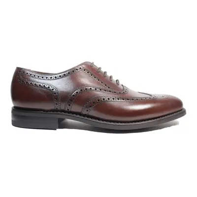 (7 (Adults')) 302CHRG | Dark Brown Leather | Mens Oxford Shoes