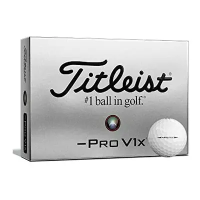 Unisexs Pro V1x Left Dash Golf Ball White One Size