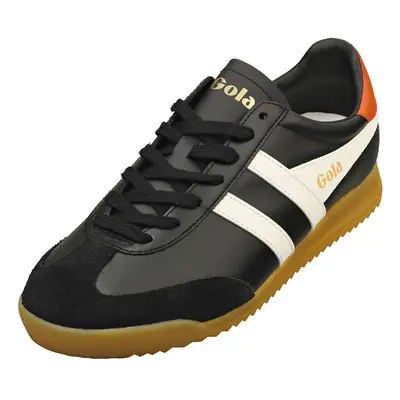 (9) Gola Torpedo Mens Casual Trainers in Black Off White