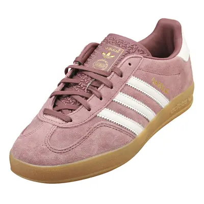 (5.5) adidas Gazelle Indoor Womens Fashion Trainers in Purple