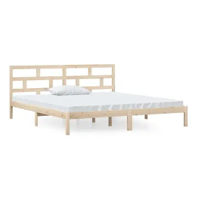 (brown, x cm) vidaXL Bed Frame Bed Base Bedstead Bedroom Mattress Foundation Solid Wood Pine