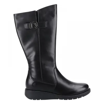 (3 (Adults')) Luna | Black | Women's Long Leather Boots