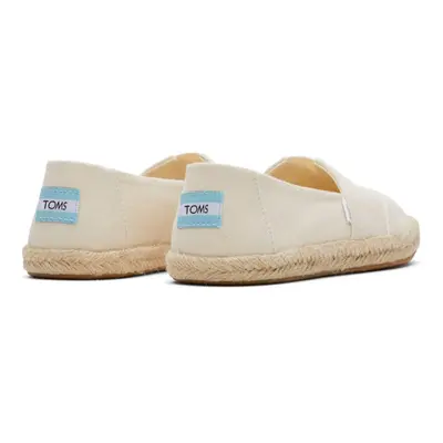 (Brown, (Adults')) TOMS Alpargata Rope 100% Cotton Women's Natural Espadrilles