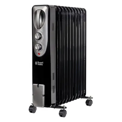 Russell Hobbs Fin Oil Filled Radiator 2500W - Black