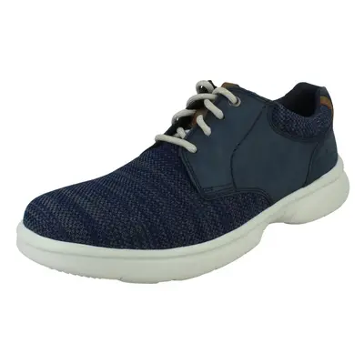 (Navy, UK 10) Mens Clarks Casual Trainers Bradley Lane