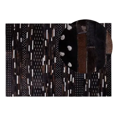 Cowhide Area Rug x cm Brown AKSEKI