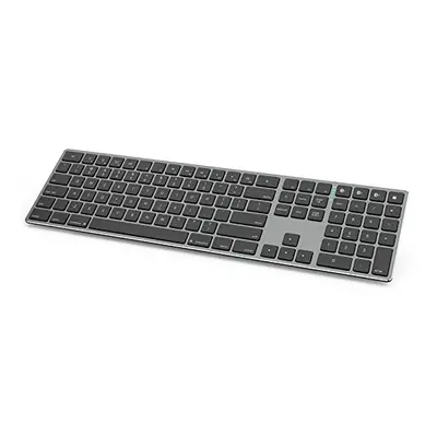 Rechargeable Bluetooth Wireless Keyboard, Ultra Slim Aluminum Design, Full Size Wireless Keyboar